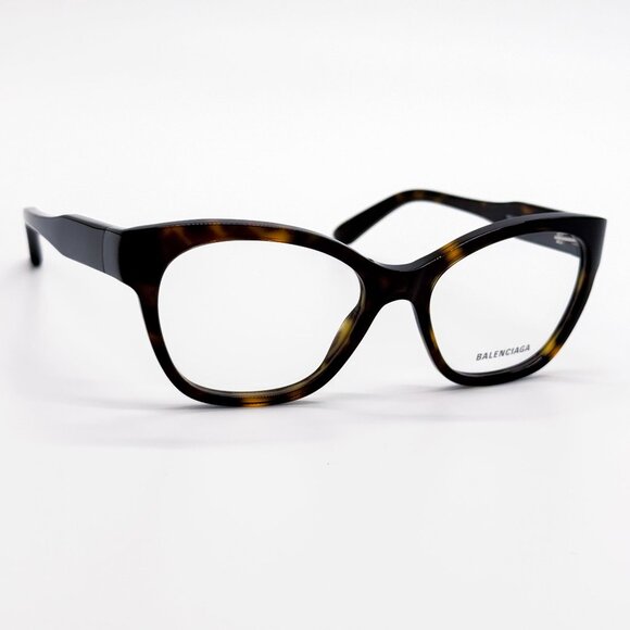 NEW BALENCIAGA EYEGLASSES BB0213O 002 ROUND HAVANA WOMEN EYEWEAR BALENCIAGA - Picture 1 of 8
